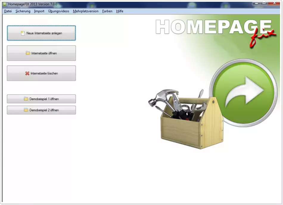 Homepage Software