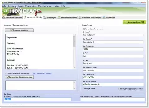 Homepage Programm Download